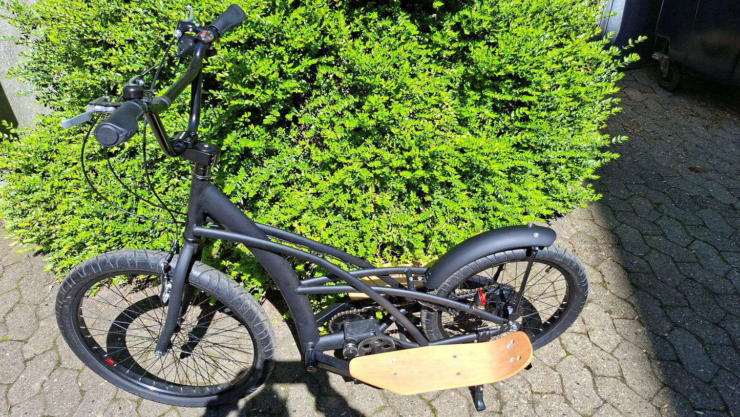 Stepperbike Premium schwarz 7-Gang