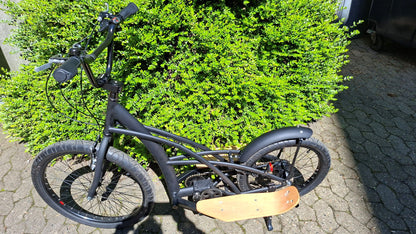 Stepperbike Premium schwarz 7-Gang
