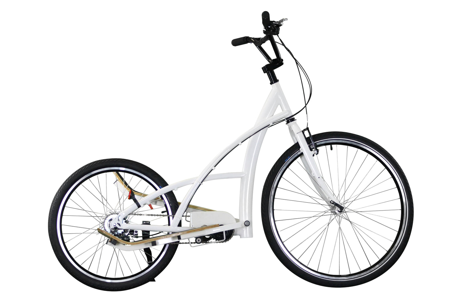 Stepperbike Sport weiß glänzend 7-Gang