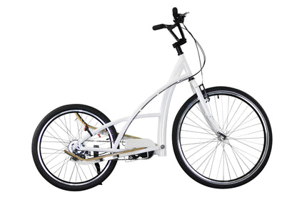 Stepperbike Sport weiß glänzend 7-Gang