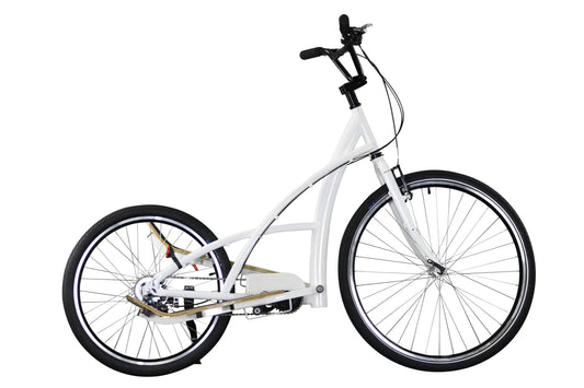 Stepperbike Sport weiß glänzend 7-Gang