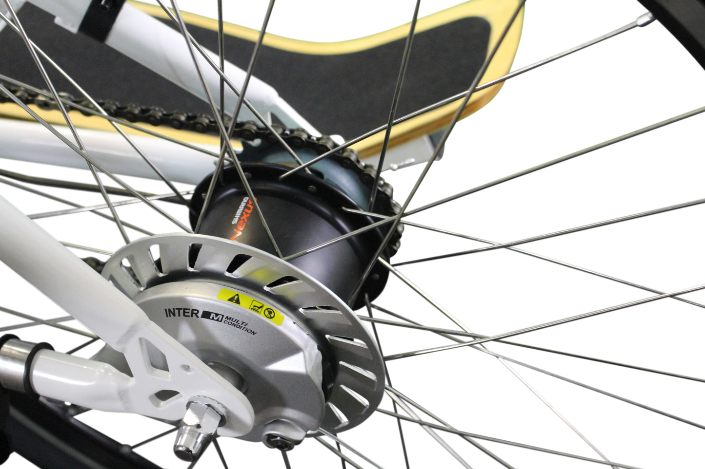 Stepperbike Sport weiß glänzend 7-Gang