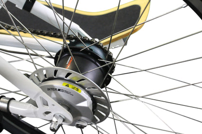 Stepperbike Sport weiß glänzend 7-Gang