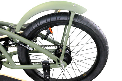 Stepperbike Premium olivgrün 7-Gang (military)