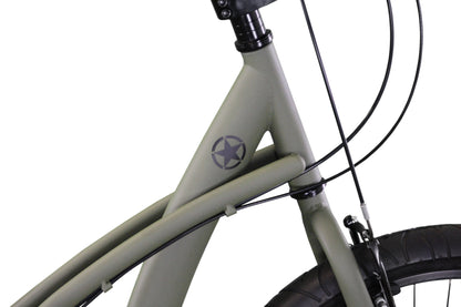 Stepperbike Premium olivgrün 7-Gang (military)